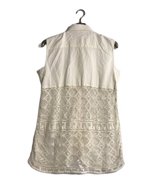 Louren（ローレン）Louren (ローレン) ノースリーブブラウス ホワイト サイズ:FREEの古着・服飾アイテム