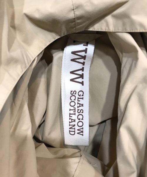 Traditional Weatherwear（トラディショナルウェザーウェア）Traditional Weatherwear (トラディショナルウェザーウェア) フードロングコート ベージュ サイズ:30の古着・服飾アイテム