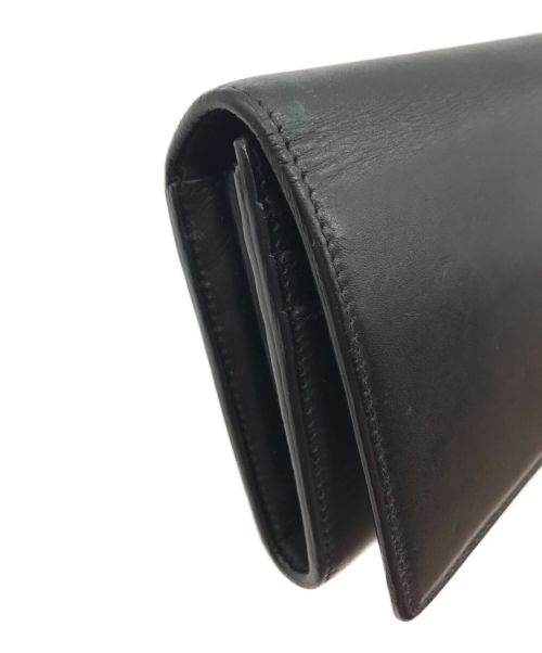 Saint Laurent Paris（サンローランパリ）Saint Laurent Paris (サンローランパリ) フラップロングウォレット ブラックの古着・服飾アイテム