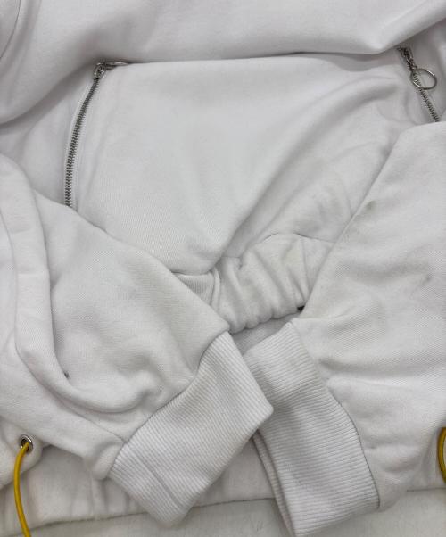 LEGENDA（レジェンダ）LEGENDA (レジェンダ) Fire ＆ Rose Embroidery Hoodie ホワイト サイズ:Fの古着・服飾アイテム