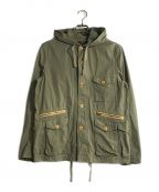 A vontadeアボンタージ）の古着「フィールドフーデッドジャケット」｜カーキ