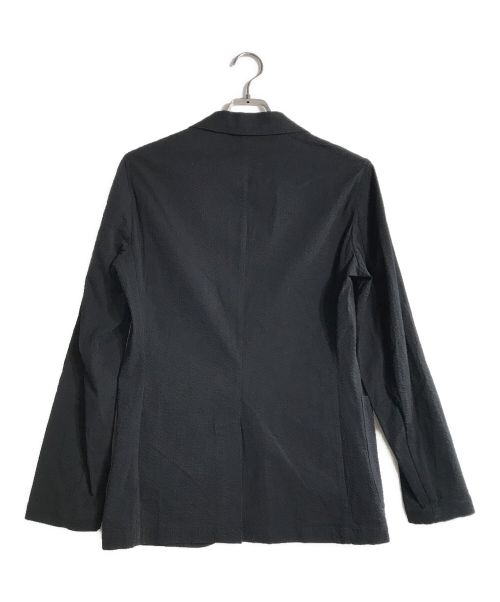 giannetto（ジャンネット）giannetto (ジャンネット) ストレッチ シアサッカー セットアップ ブラック サイズ:46の古着・服飾アイテム