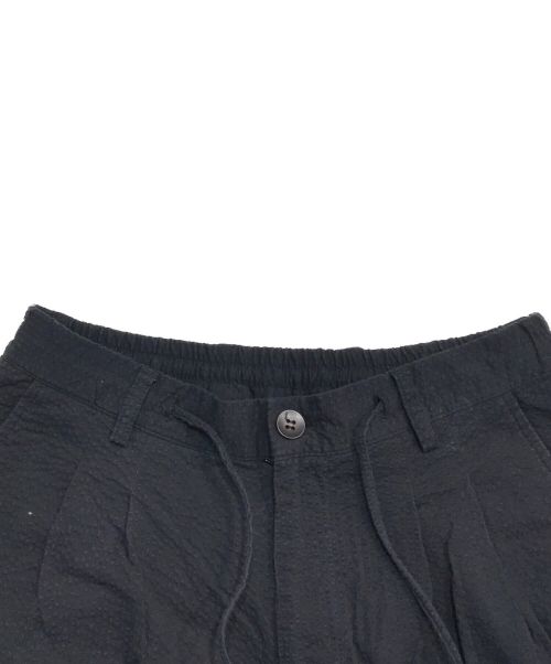 giannetto（ジャンネット）giannetto (ジャンネット) ストレッチ シアサッカー セットアップ ブラック サイズ:46の古着・服飾アイテム