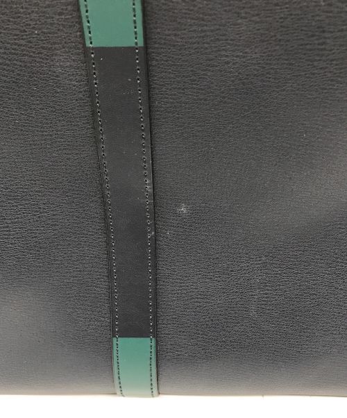 PAUL SMITH（ポールスミス）Paul Smith (ポールスミス) 2WAYショルダーバッグ グリーン×ネイビーの古着・服飾アイテム