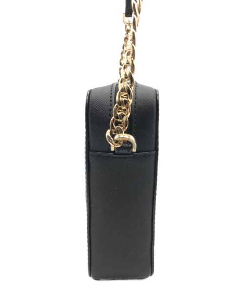 MICHAEL KORS（マイケル・コース）MICHAEL KORS (マイケルコース) スクエアショルダーバッグ ブラックの古着・服飾アイテム