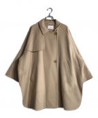 BEAUTY&YOUTHビューティーアンドユース）の古着「リバーポンチョ コート」｜ベージュ