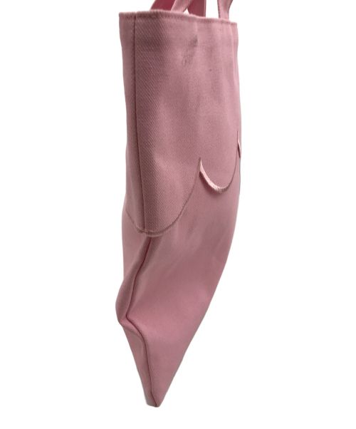 MARONENONFEE（マーロンエノンフィ）MARONENONFEE (マーロンエノンフィ) キャンバススカラップバッグカプリ ピンクの古着・服飾アイテム