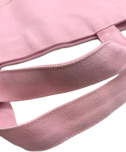 MARONENONFEE（マーロンエノンフィ）MARONENONFEE (マーロンエノンフィ) キャンバススカラップバッグカプリ ピンクの古着・服飾アイテム