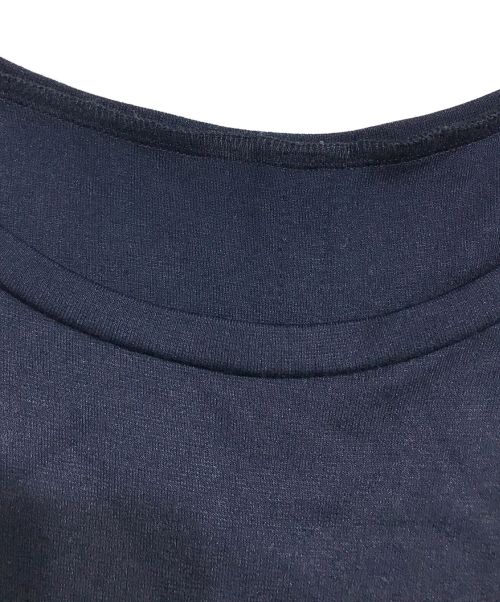 MARONENONFE（マーロンエノンフィ）MARONENONFE (マーロンエノンフィ) フレアレースロングワンピース ネイビー サイズ:38の古着・服飾アイテム