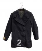 Analogアナログ）の古着「Pコート」｜ネイビー