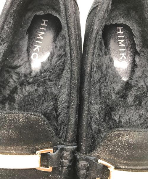 卑弥呼（ヒミコ）卑弥呼 (ヒミコ) ビットファーモカシン ブラック サイズ:24cmの古着・服飾アイテム