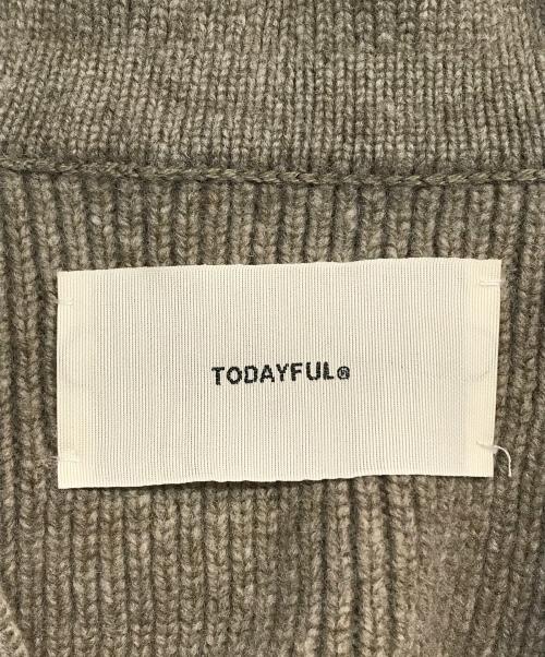 TODAYFUL（トゥデイフル）TODAYFUL (トゥデイフル) ソフトスキッパーニット ブラウン サイズ:FREEの古着・服飾アイテム