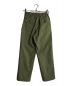 SLOW (スロウ) バックサテンストレッチ ベイカーパンツ オリーブ サイズ:32：2980円