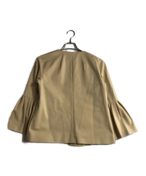 Mila Owen（ミラオーウェン）Mila Owen (ミラオーウェン) フレアタックスリーブジャケット×パンツ SET UP ベージュ サイズ:1の古着・服飾アイテム