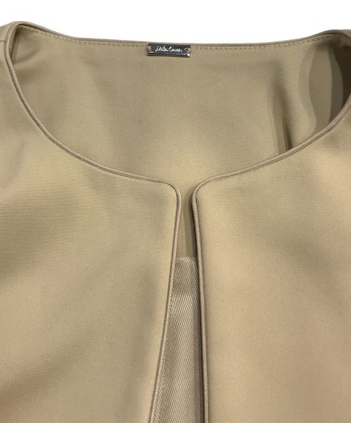 Mila Owen（ミラオーウェン）Mila Owen (ミラオーウェン) フレアタックスリーブジャケット×パンツ SET UP ベージュ サイズ:1の古着・服飾アイテム