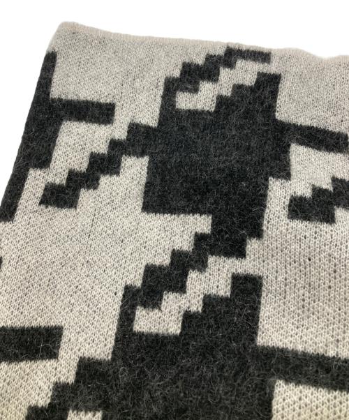 BIRGITTE HERSKIND（ビアギテヘアスキン）BIRGITTE HERSKIND (ビアギテヘアスキン) モヘアブレンドニットカーディガン ブラック×グレー サイズ:Sの古着・服飾アイテム