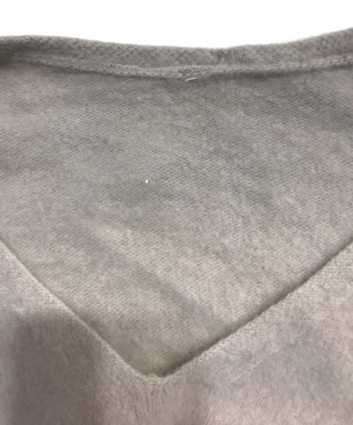 Noble（ノーブル）Noble (ノーブル) ファーニットVネックプルオーバー グレー サイズ:下記参照の古着・服飾アイテム