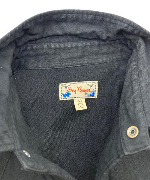Dry Bones（ドライボーンズ）Dry bones (ドライボーンズ) ウエスタンシャツ ブラック サイズ:Lの古着・服飾アイテム