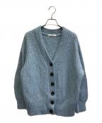 Snidelスナイデル）の古着「ベビーアルパカ畦カーディガン」｜ブルー