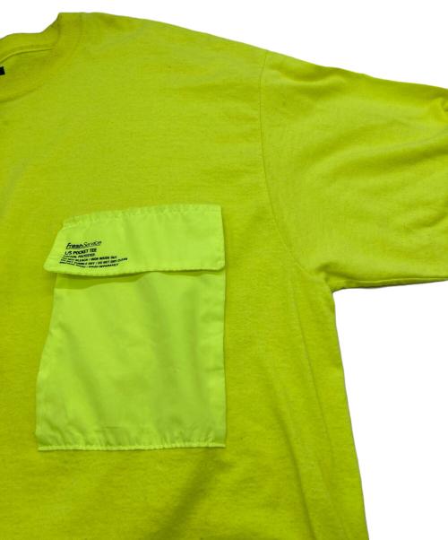 FreshService（フレッシュサービス）FreshService (フレッシュサービス) ポケットカットソー イエロー サイズ:（記載無し）の古着・服飾アイテム