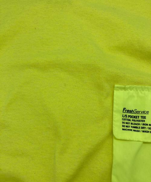 FreshService（フレッシュサービス）FreshService (フレッシュサービス) ポケットカットソー イエロー サイズ:（記載無し）の古着・服飾アイテム