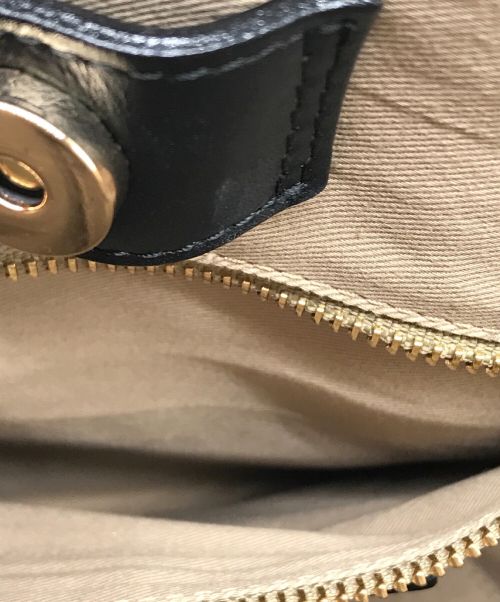 VIOLAd'ORO（ヴィオラドーロ）VIOLAd'ORO (ヴィオラドーロ) ラフィア レザー トートバッグ ベージュの古着・服飾アイテム