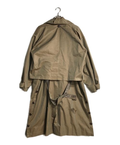kooi（コーイ）kooi (コーイ) 3WAY レイヤードトレンチコート ベージュ サイズ:14の古着・服飾アイテム