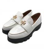 TORY BURCHトリーバーチ）の古着「ミニ エブリ チャンキーローファー」｜ホワイト