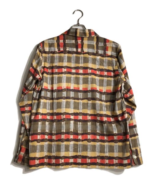 Needles（ニードルズ）Needles (ニードルズ) カットオフボトムクラシックシャツ ブラウン サイズ:XSの古着・服飾アイテム