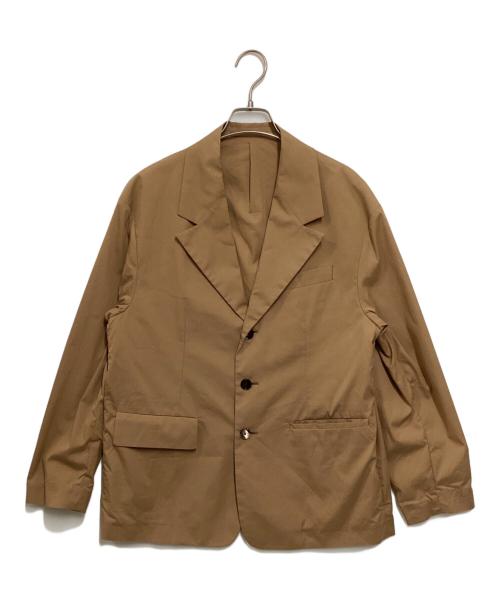 TOMORROW LAND（トゥモローランド）TOMORROW LAND (トゥモローランド) コットンナイロンポリウレタン シングル3Bジャケット ベージュ サイズ:XSの古着・服飾アイテム
