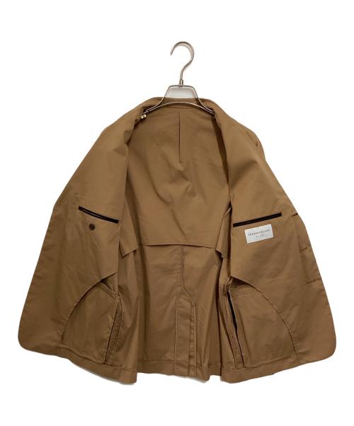TOMORROW LAND（トゥモローランド）TOMORROW LAND (トゥモローランド) コットンナイロンポリウレタン シングル3Bジャケット ベージュ サイズ:XSの古着・服飾アイテム