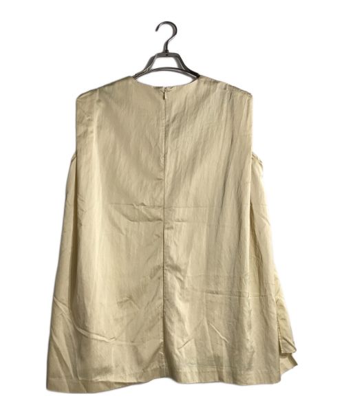 re NAVE（リ ネイヴ）re NAVE (リ ネイヴ) グロスサテンブラウス イエロー サイズ:2の古着・服飾アイテム