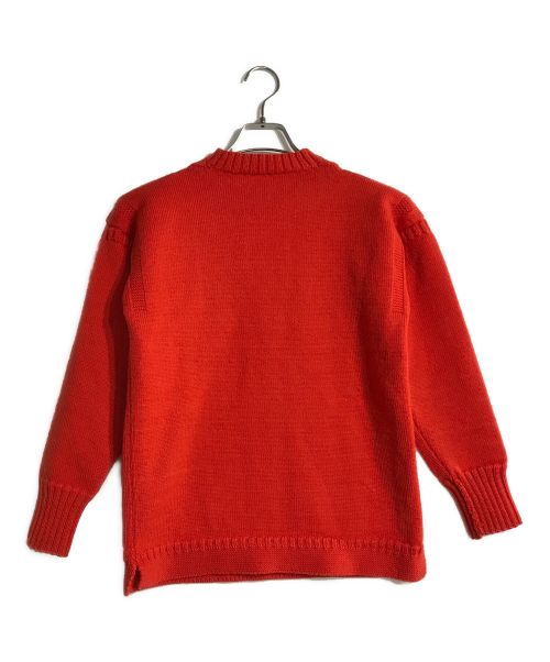 LeTricoteur（ル トリコチュール）LeTricoteur (ル トリコチュール) 70sガンジーニット レッド サイズ:FREEの古着・服飾アイテム