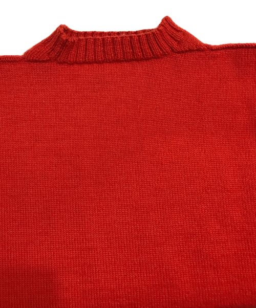 LeTricoteur（ル トリコチュール）LeTricoteur (ル トリコチュール) 70sガンジーニット レッド サイズ:FREEの古着・服飾アイテム