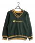 Champion（チャンピオン）の古着「90’Sリバースウィーブスウェット」｜グリーン×イエロー