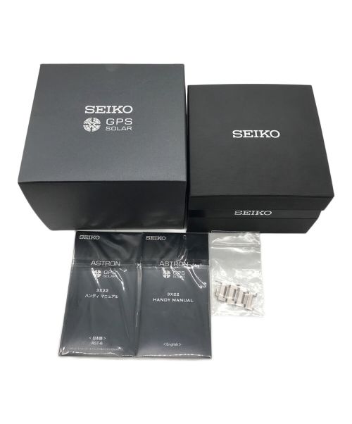 SEIKO（セイコー）SEIKO (セイコー) アストロン/リストウォッチ ブラックの古着・服飾アイテム