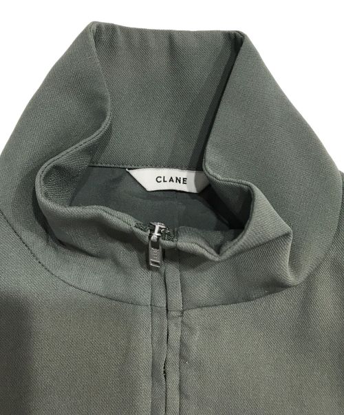 CLANE（クラネ）CLANE (クラネ) ハーフ ジップ ミリタリー ワンピース カーキ サイズ:2の古着・服飾アイテム