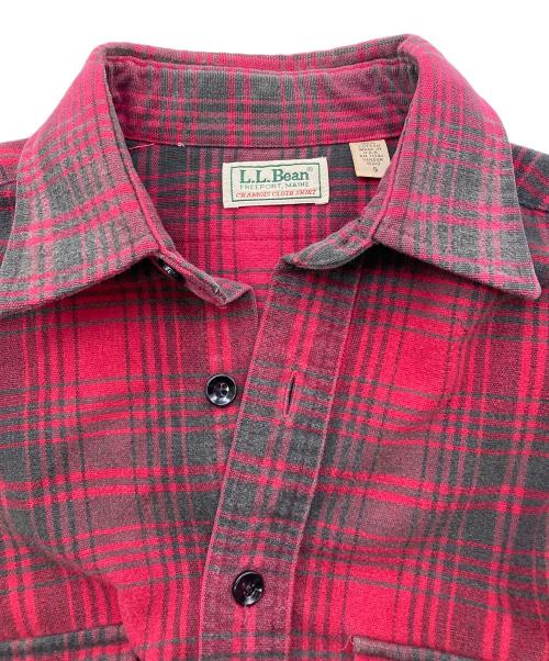 L.L.Bean（エルエルビーン）L.L.Bean (エルエルビーン) シャモアクロ/チェックシャツ レッド サイズ:Sの古着・服飾アイテム