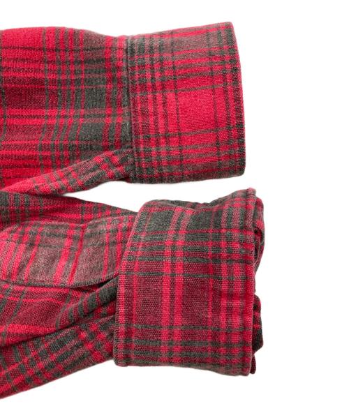 L.L.Bean（エルエルビーン）L.L.Bean (エルエルビーン) シャモアクロ/チェックシャツ レッド サイズ:Sの古着・服飾アイテム