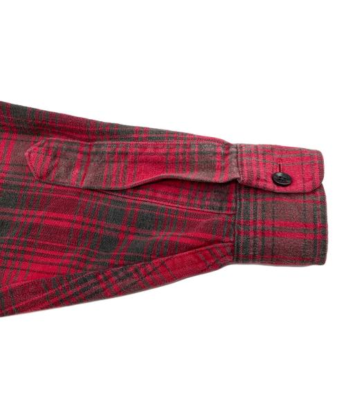 L.L.Bean（エルエルビーン）L.L.Bean (エルエルビーン) シャモアクロ/チェックシャツ レッド サイズ:Sの古着・服飾アイテム