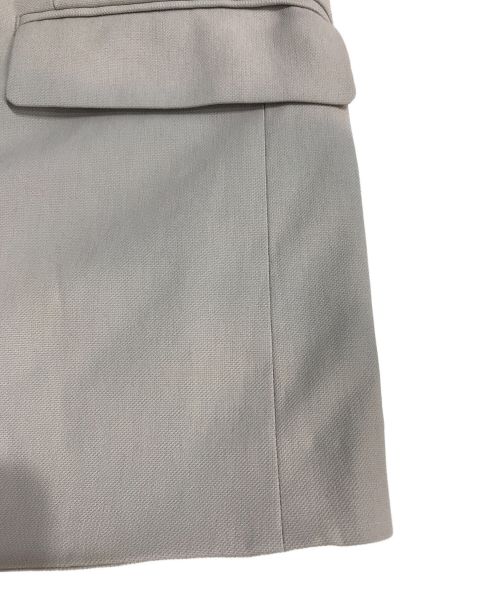 PLST（プラステ）PLST (プラステ) リネンブレンドダブルジャケット ベージュ サイズ:Mの古着・服飾アイテム