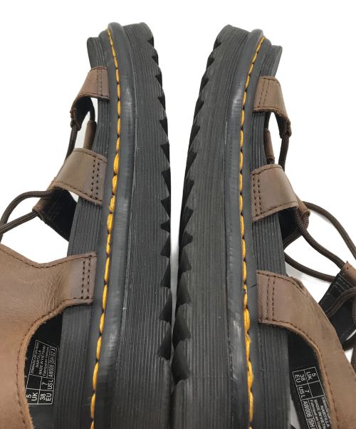 Dr.Martens（ドクターマーチン）Dr.Martens (ドクターマーチン) NARTILLA ブラウン サイズ:24cm（UK5）の古着・服飾アイテム