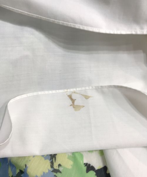 SHE TOKYO（シートーキョー）SHE TOKYO (シートーキョー) フラワー総柄スカート ブルー×グリーン サイズ:36の古着・服飾アイテム