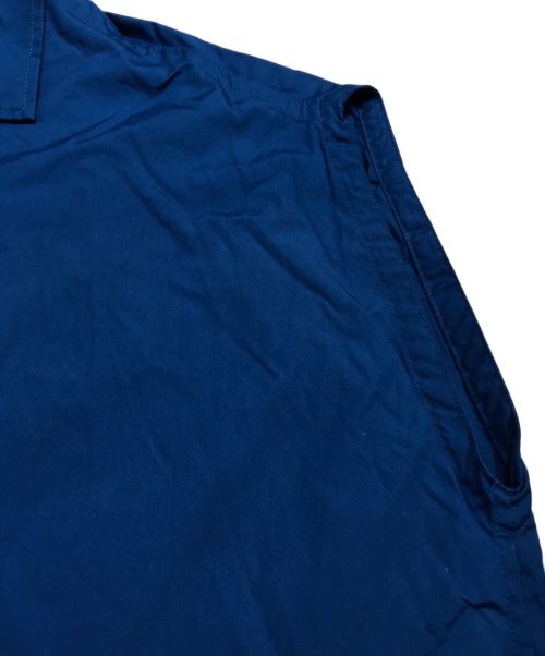 ticca（ティッカ）TICCA (ティッカ) フレンチスリーブシャツワンピース ブルー サイズ:Fの古着・服飾アイテム