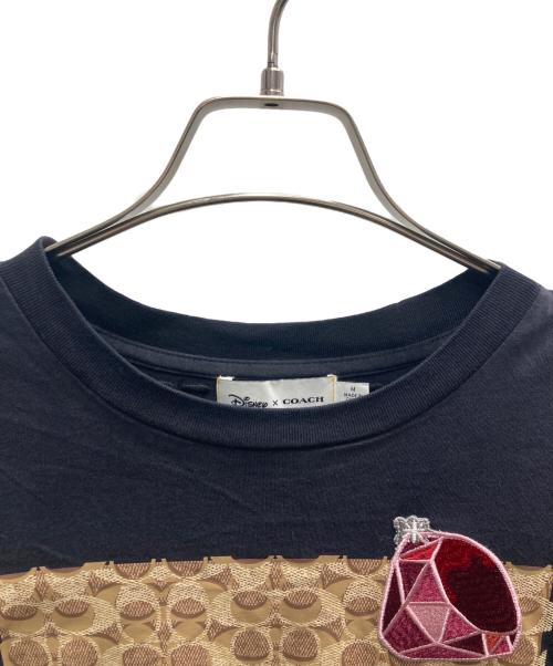 COACH（コーチ）COACH (コーチ) Disney (ディズニー) プリントTシャツ ブラック サイズ:Mの古着・服飾アイテム