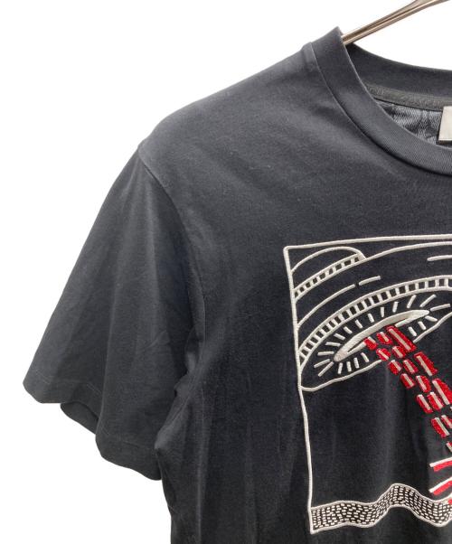 COACH（コーチ）COACH (コーチ) Disney (ディズニー) Keith Haring (キースヘリング) コラボ刺繍Tシャツ ブラック サイズ:Mの古着・服飾アイテム