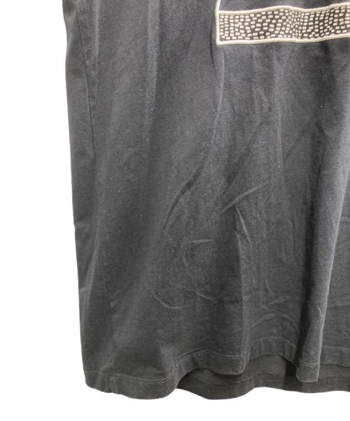 COACH（コーチ）COACH (コーチ) Disney (ディズニー) Keith Haring (キースヘリング) コラボ刺繍Tシャツ ブラック サイズ:Mの古着・服飾アイテム