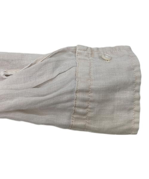 JAMES PERSE（ジェームスパース）JAMES PERSE (ジェームスパース) ライトウェイトリネン バンドカラーシャツ グレーの古着・服飾アイテム