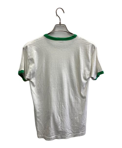 Champion（チャンピオン）Champion (チャンピオン) 70's OHIO リンガーTシャツ グリーン×ホワイト サイズ:Lの古着・服飾アイテム