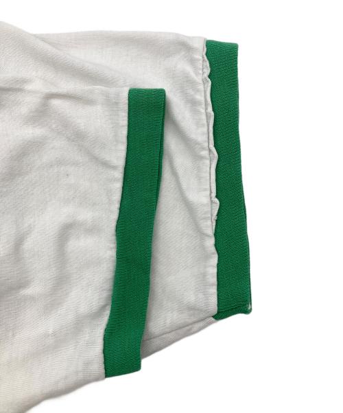 Champion（チャンピオン）Champion (チャンピオン) 70's OHIO リンガーTシャツ グリーン×ホワイト サイズ:Lの古着・服飾アイテム